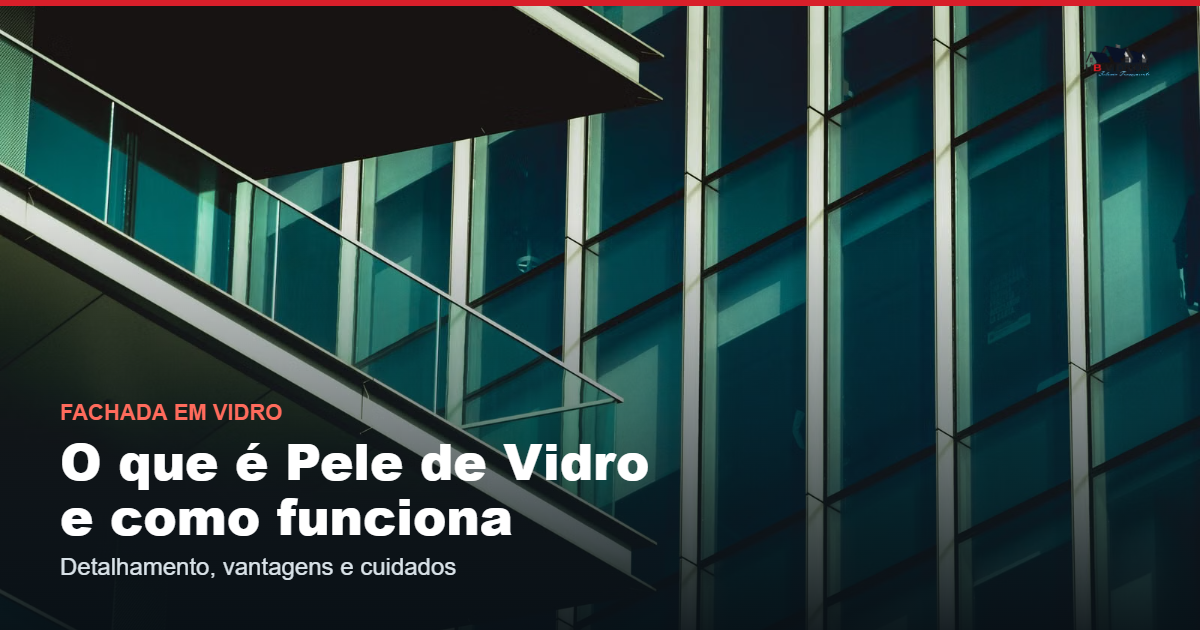 Pele de Vidro: o que é, como funciona o detalhamento e quando vale a pena na fachada